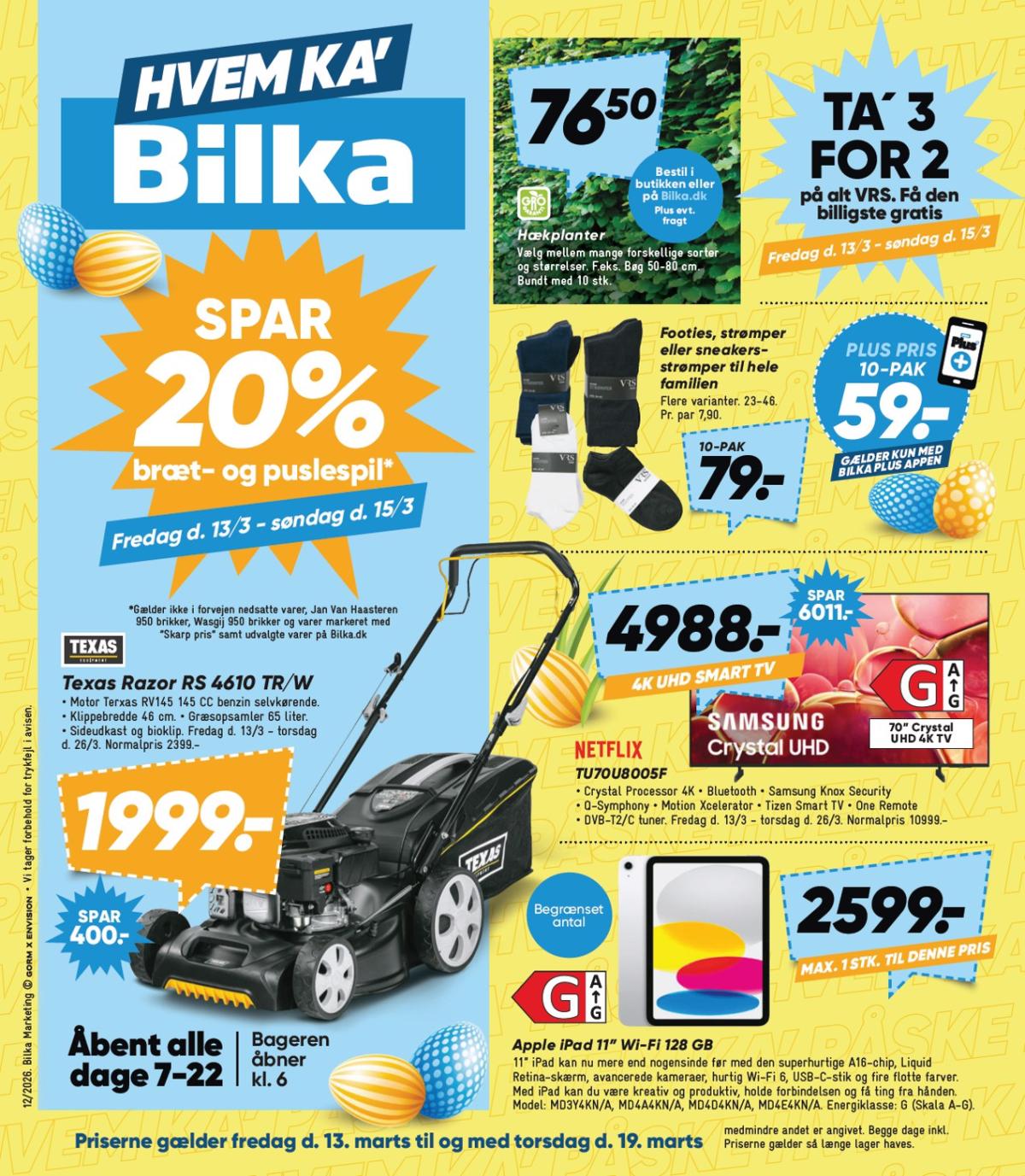 Bilka - Nonfood tilbudsavis gyldig fra 13.03.2026 til 19.03.2026