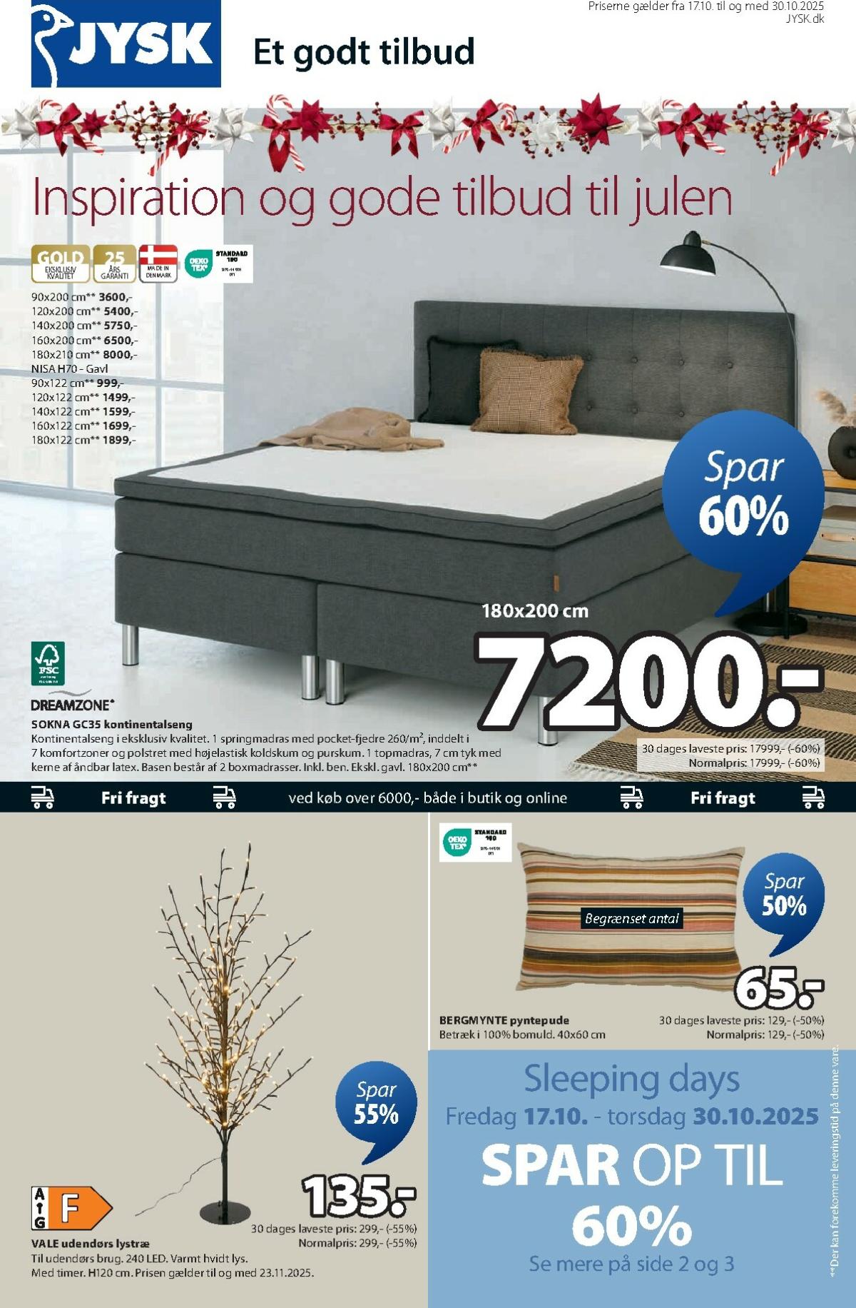 JYSK tilbudsavis gyldig fra 17.10. til 30.10.