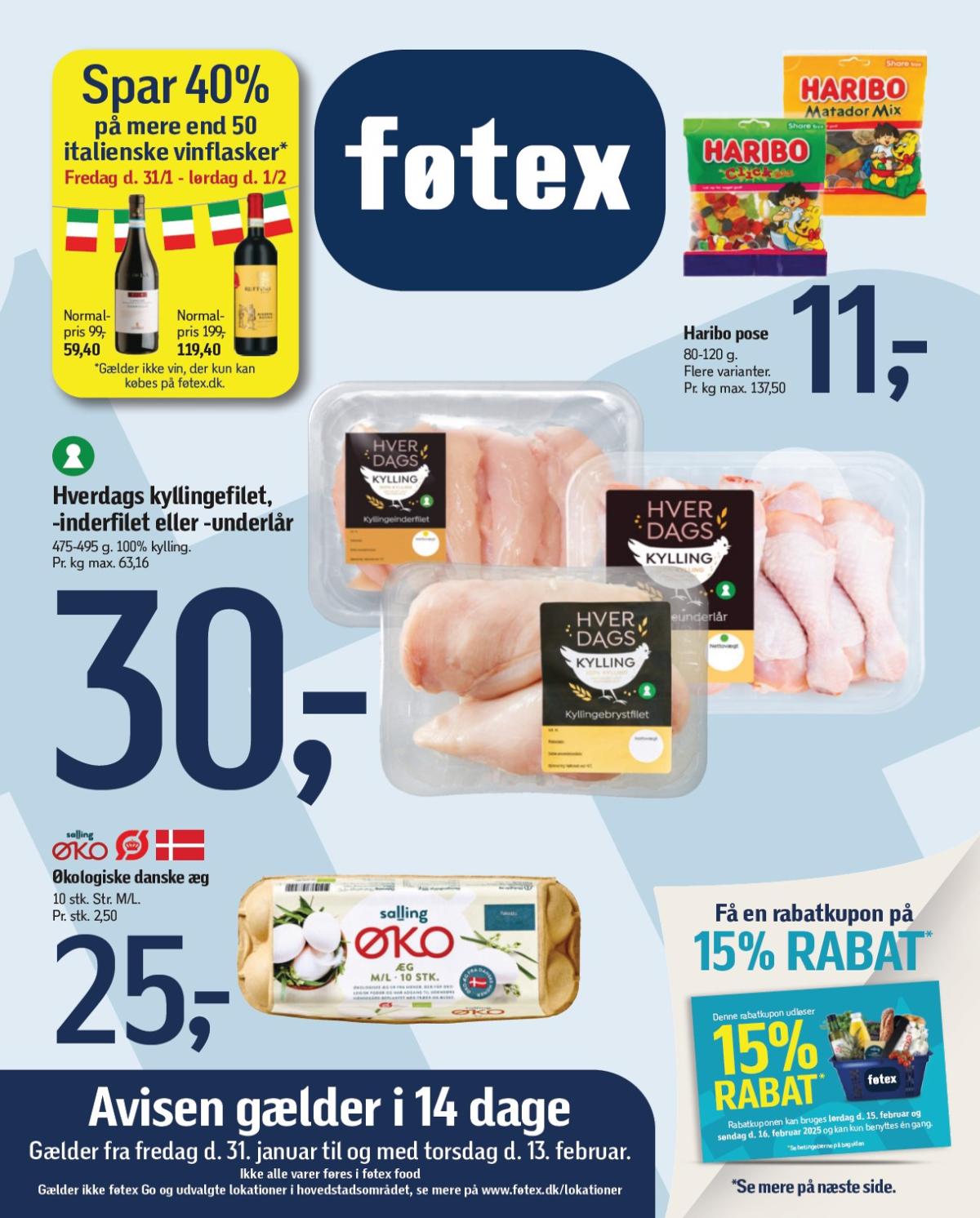 Føtex tilbudsavis gyldig fra 31.01. - 13.02.