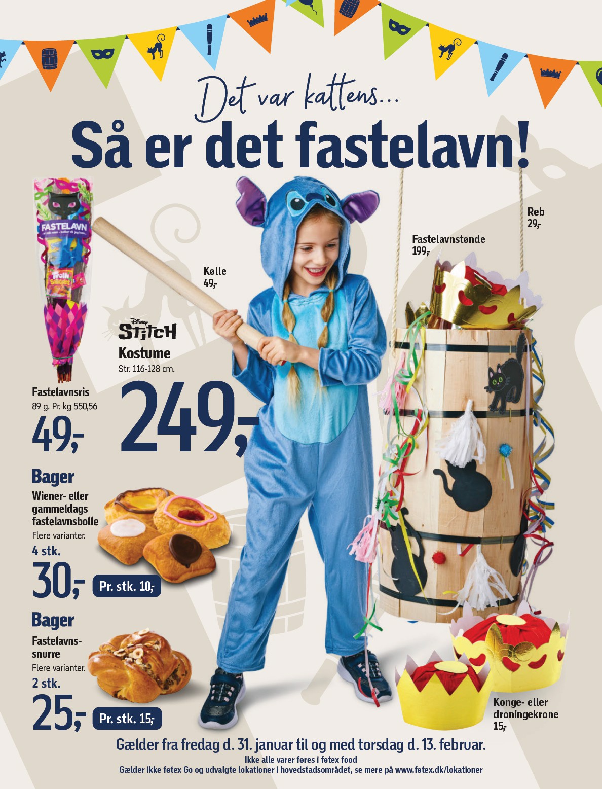 Føtex - Fastelavns katalog tilbudsavis gyldig fra 31.01. - 13.02.