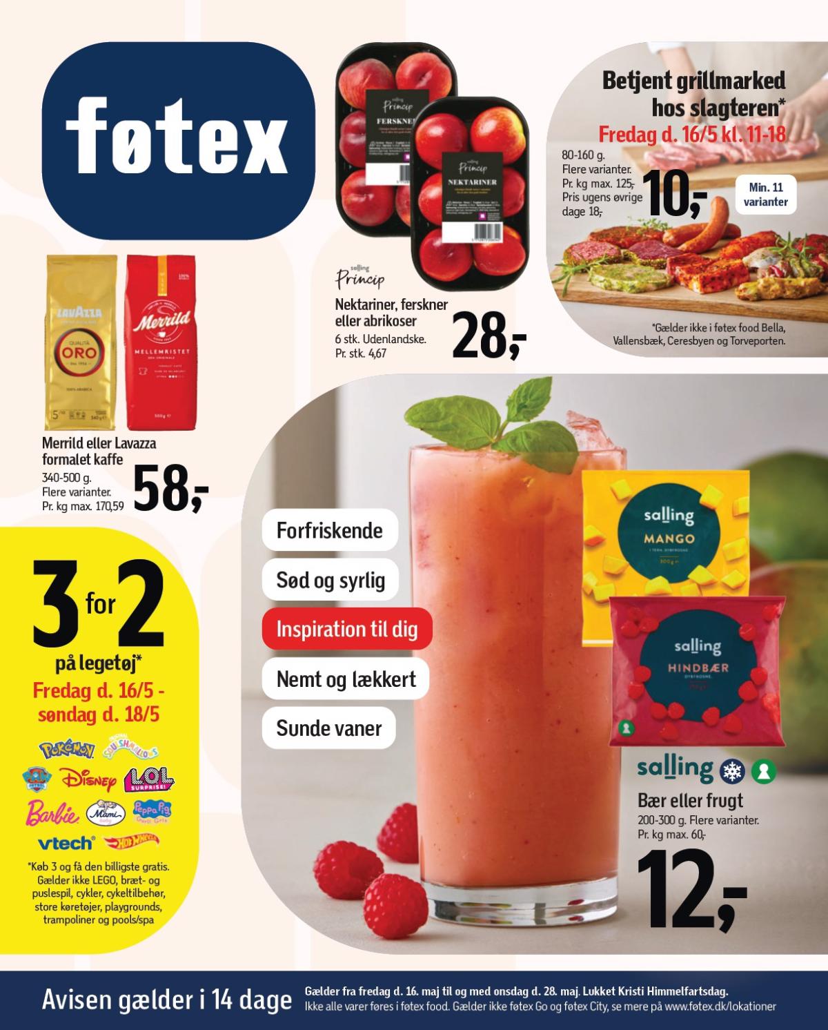 Føtex tilbudsavis gyldig fra 16.05. - 28.05.