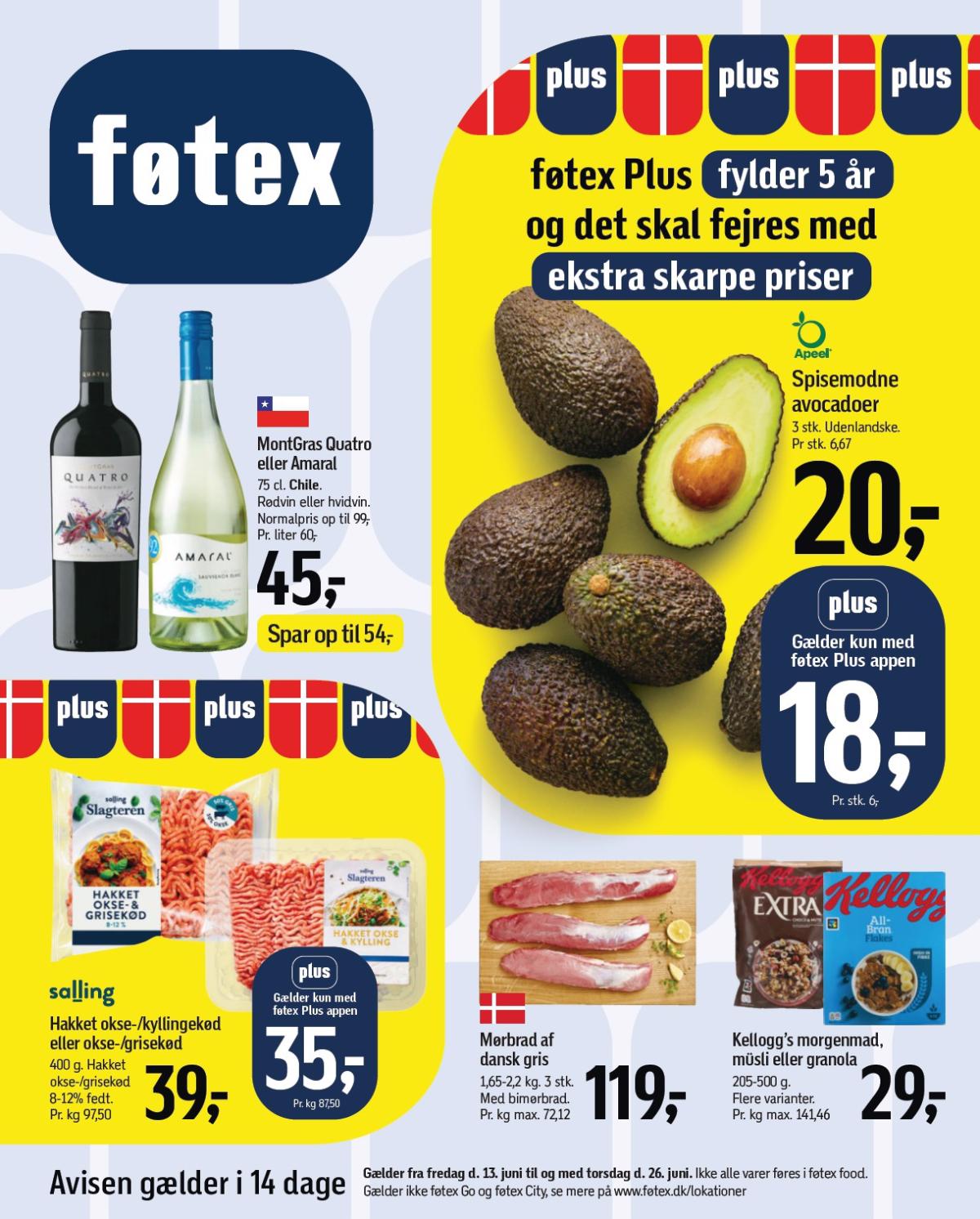 Føtex tilbudsavis gyldig fra 13.06. til 26.06.