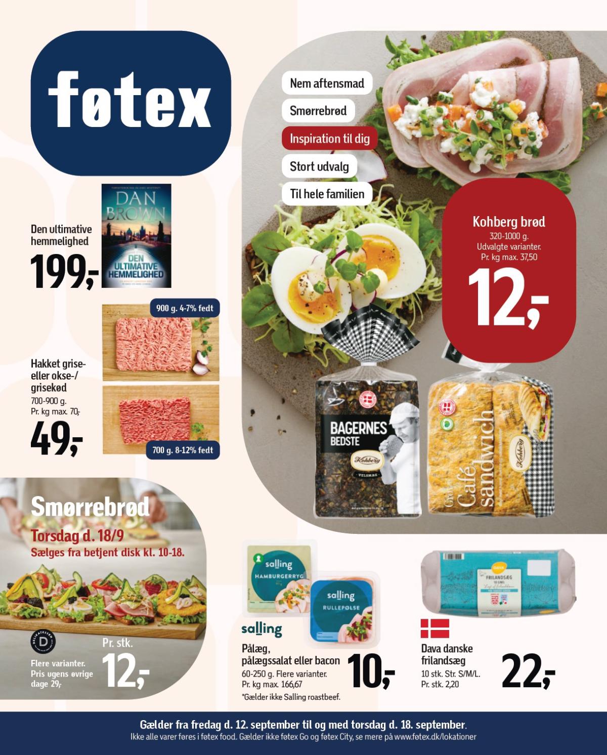 Føtex tilbudsavis gyldig fra 12.09. til 18.09.