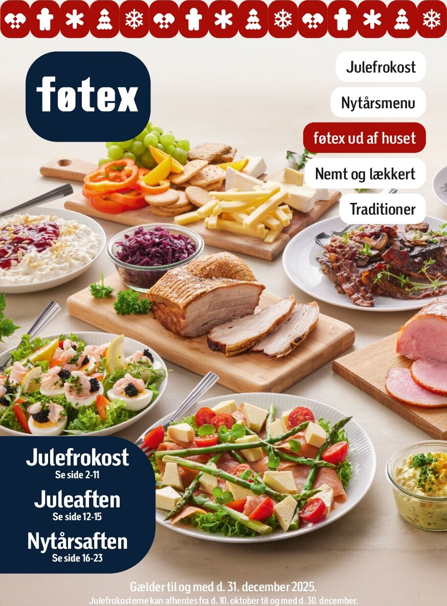 Føtex - Ud af huset jul og nytårskatalog tilbudsavis gyldig fra 01.09. til 31.12.