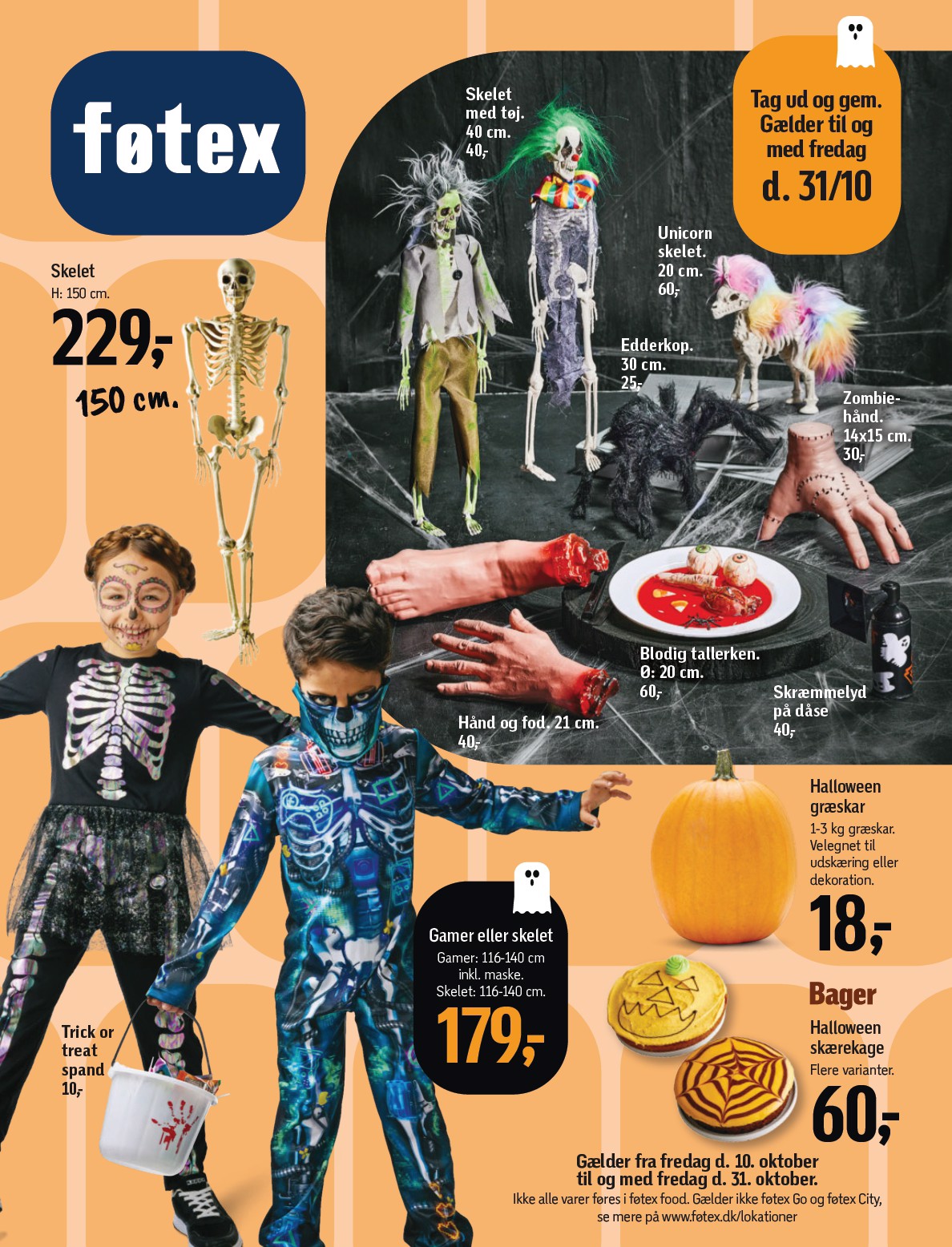 Føtex - Halloween tilbudsavis gyldig fra 10.10. til 31.10.