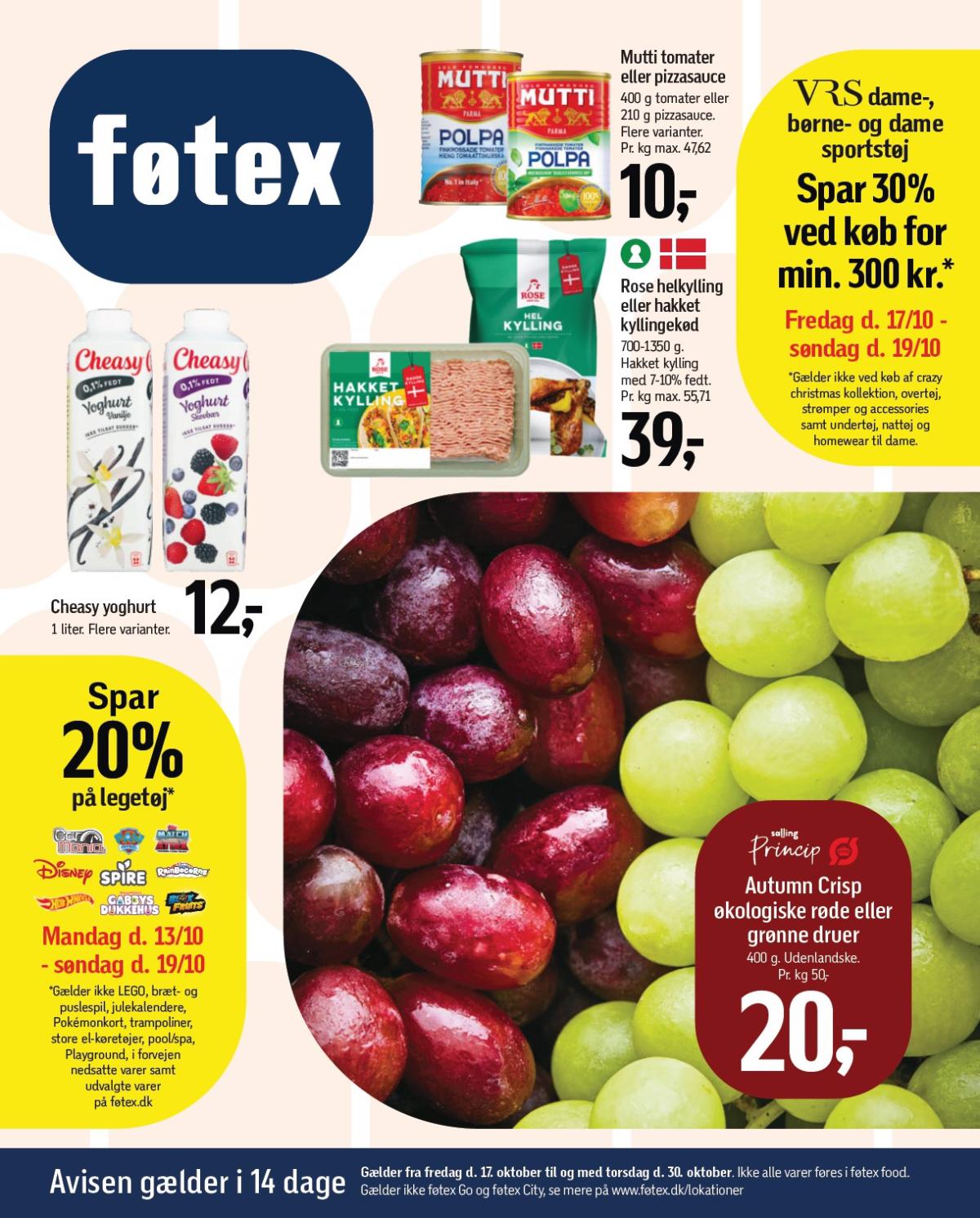 Føtex tilbudsavis gyldig fra 17.10. til 30.10.