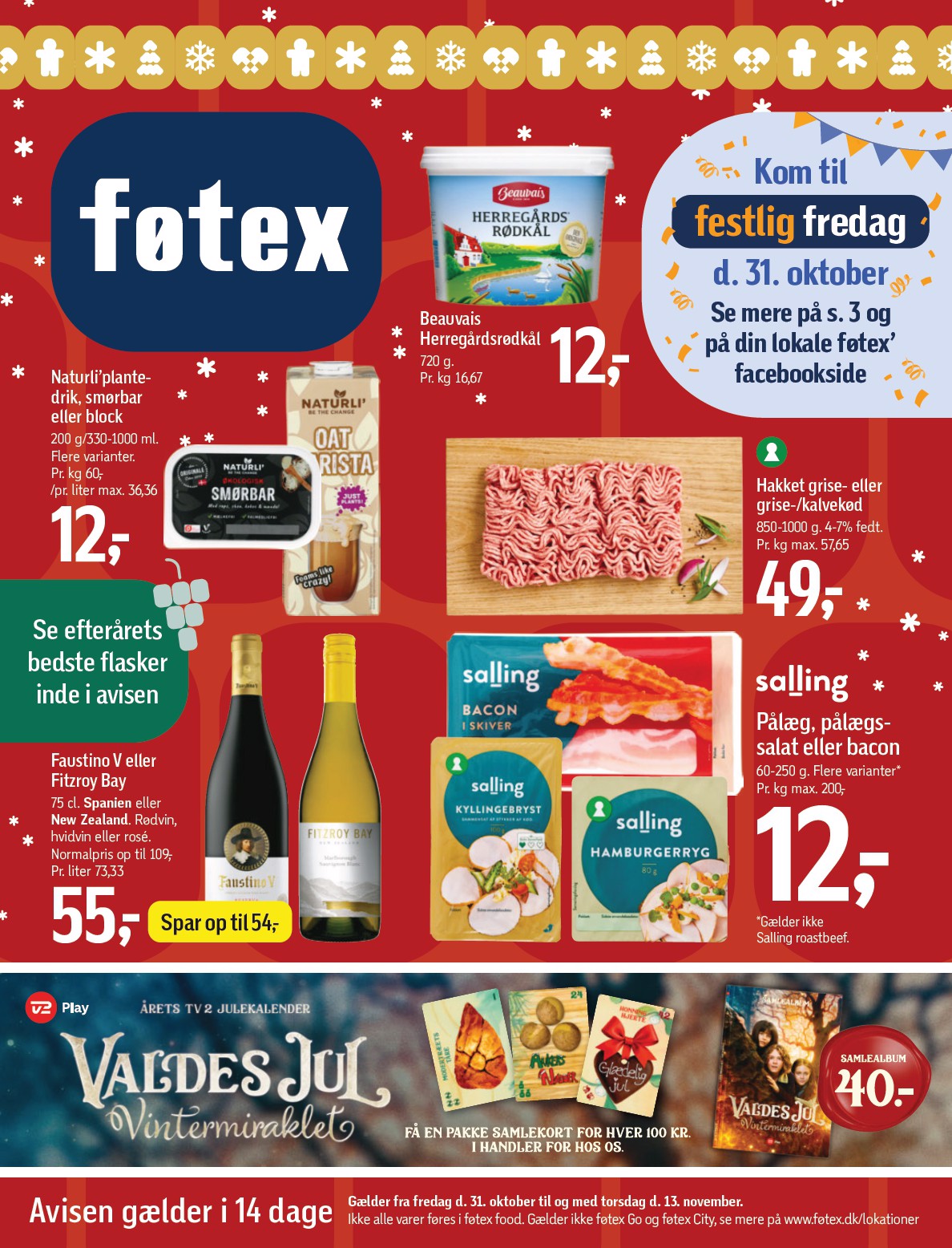 Føtex tilbudsavis gyldig fra 31.10. til 13.11.