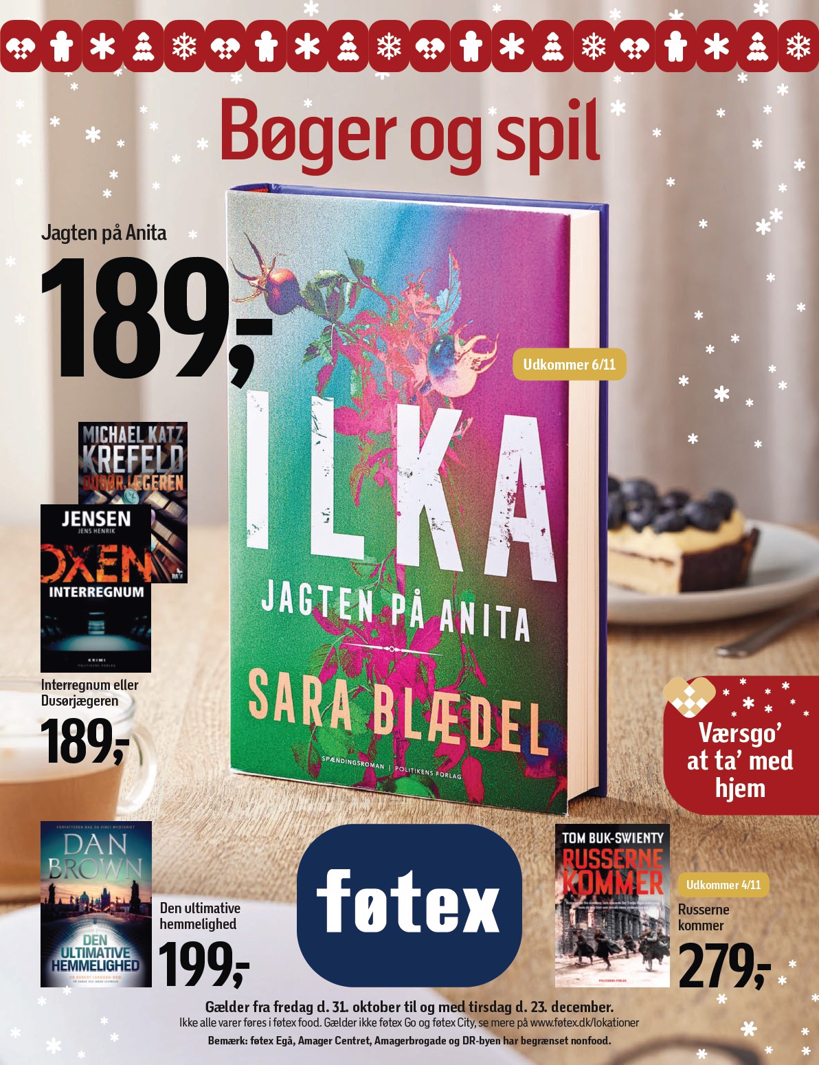 Føtex - Bøger og spil tilbudsavis gyldig fra 31.10. til 23.12.