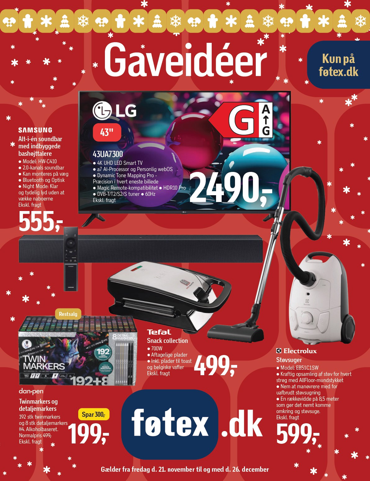 Føtex - Gaveidéer tilbudsavis gyldig fra 19.11. til 26.12.