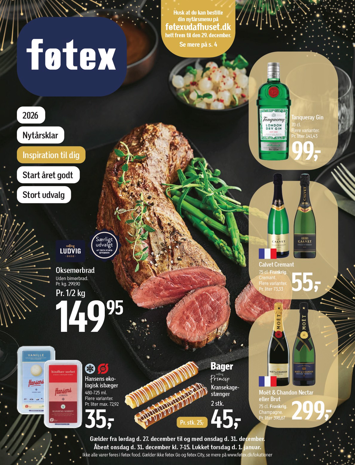 Føtex tilbudsavis gyldig fra 27.12. til 01.01.