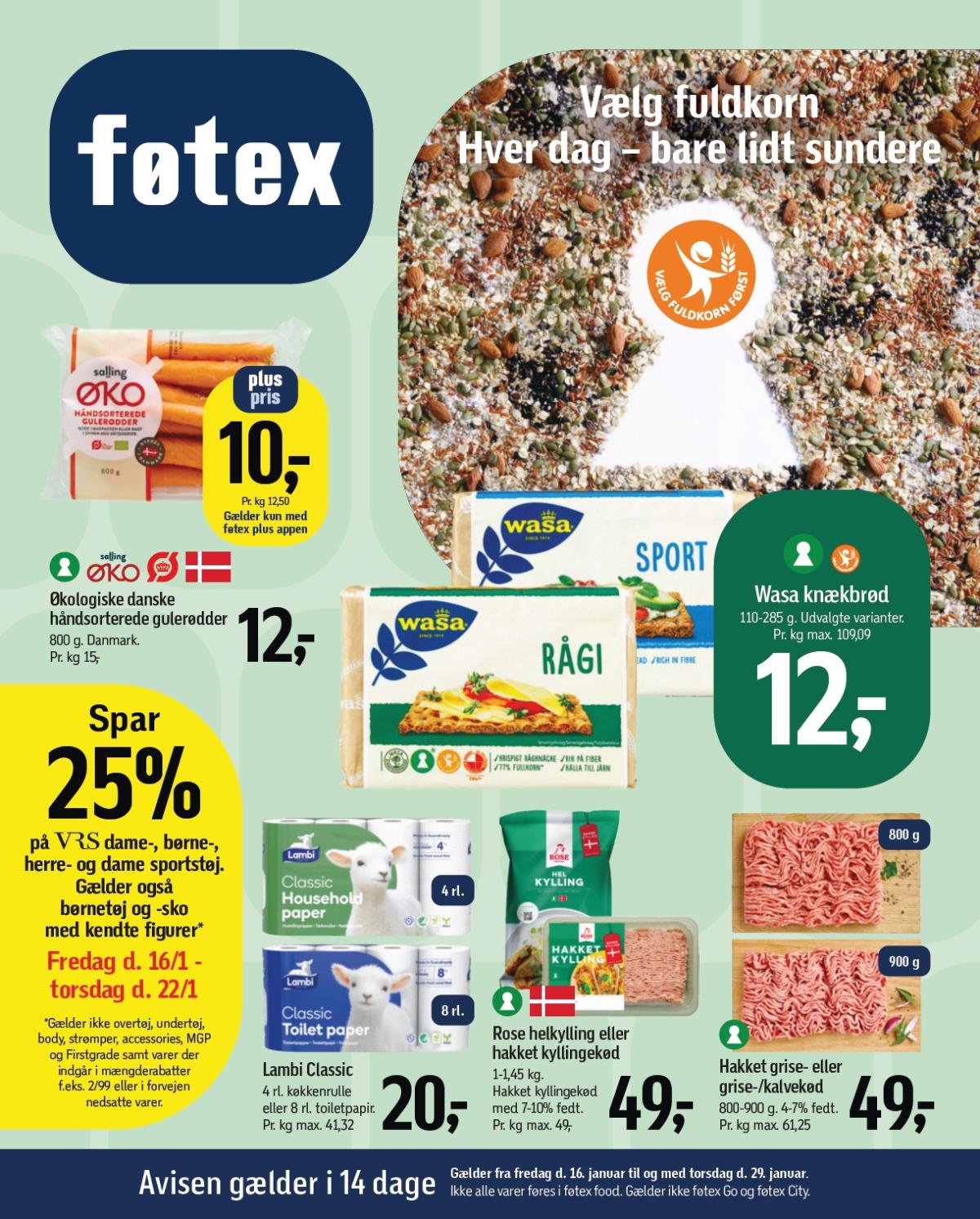 Føtex tilbudsavis gyldig fra 16.01. til 29.01.