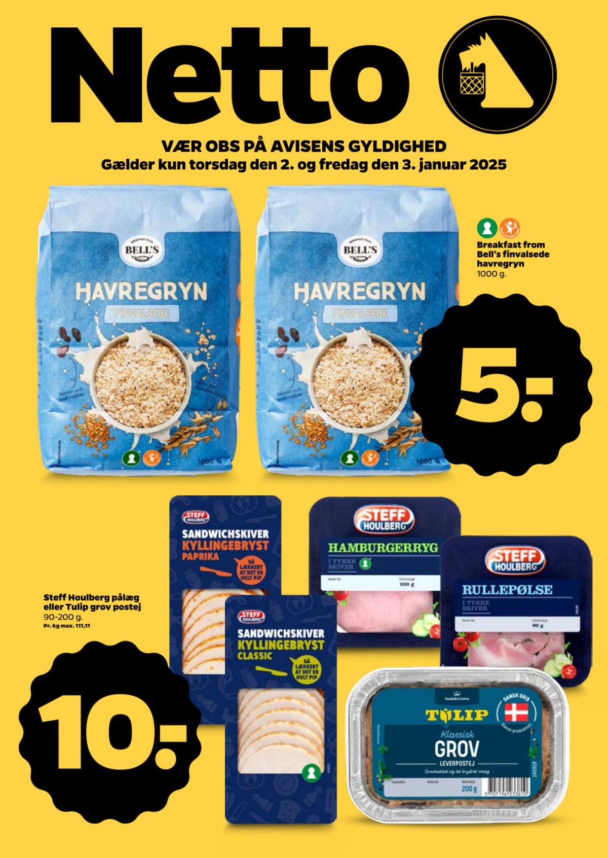 Netto tilbudsavis gyldig fra 02.01. - 03.01.