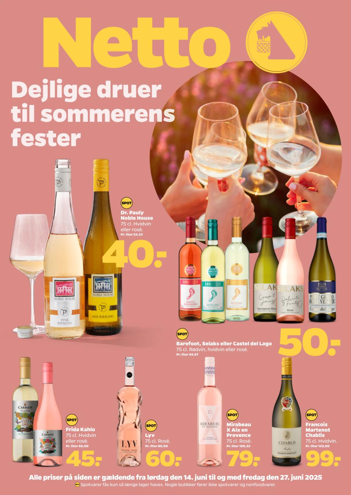 Netto - Vinfestival tilbudsavis gyldig fra 14.06. til 27.06.