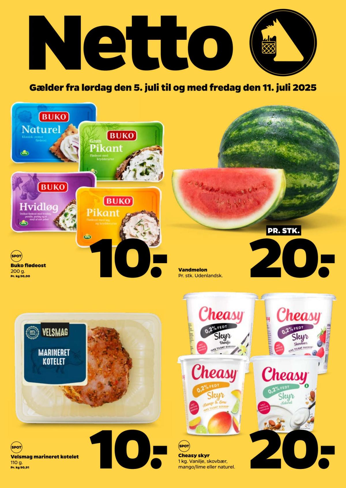 Netto tilbudsavis gyldig fra 05.07. til 11.07.