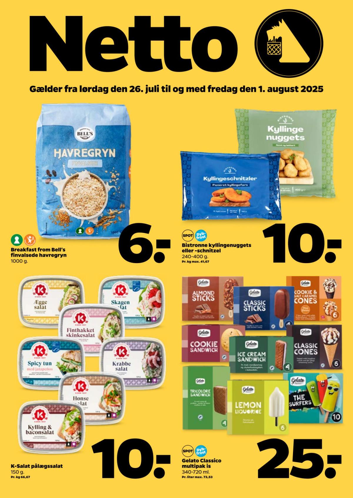 Netto tilbudsavis gyldig fra 26.07. til 01.08.