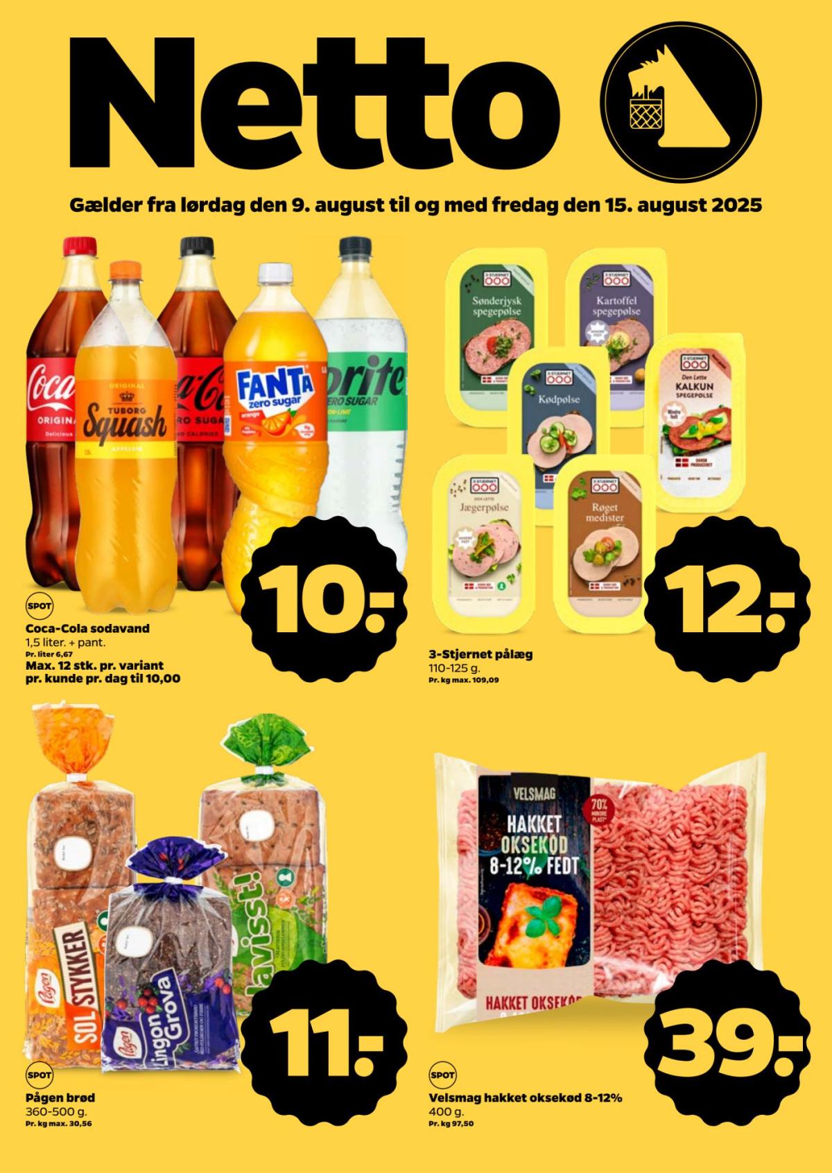 Netto tilbudsavis gyldig fra 09.08. til 15.08.