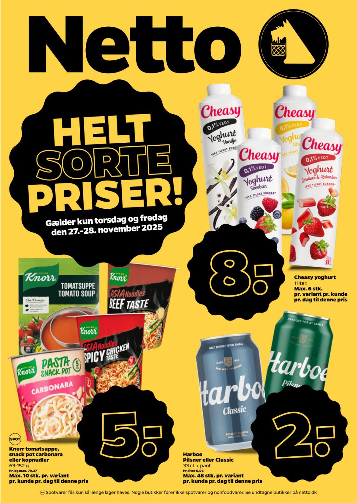 Netto - Helt Sorte Priser tilbudsavis gyldig fra 27.11. til 28.11.