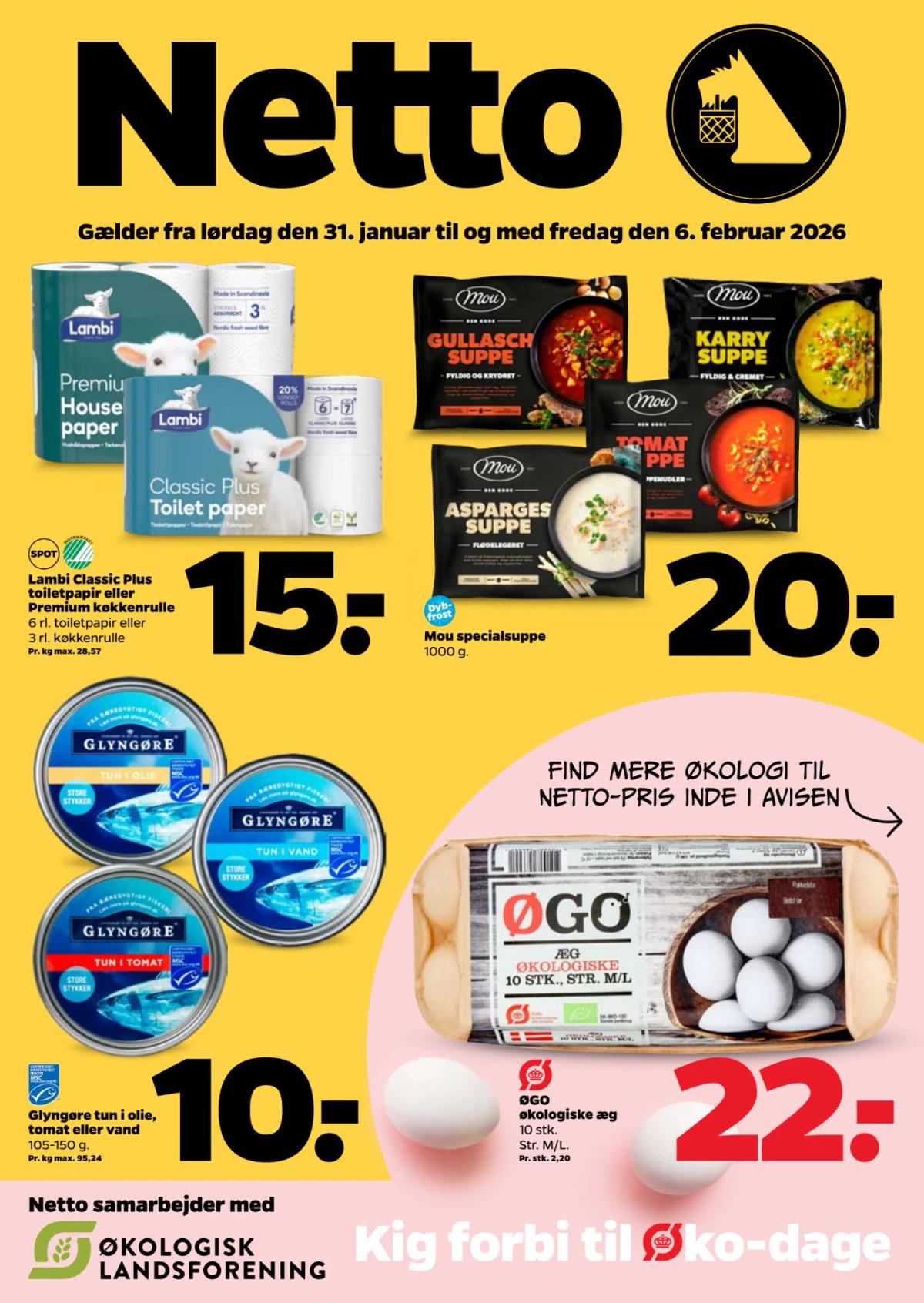 Netto tilbudsavis gyldig fra 31.01. til 06.02.
