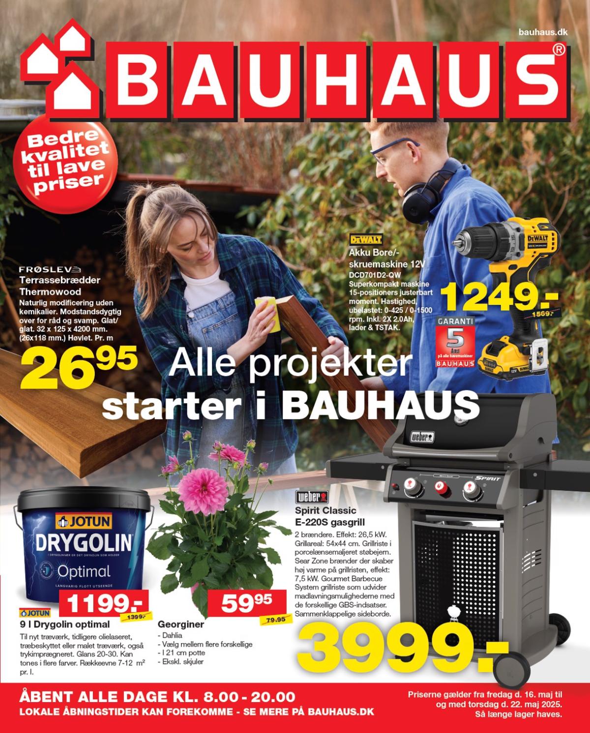 BAUHAUS tilbudsavis gyldig fra 16.05. - 22.05.