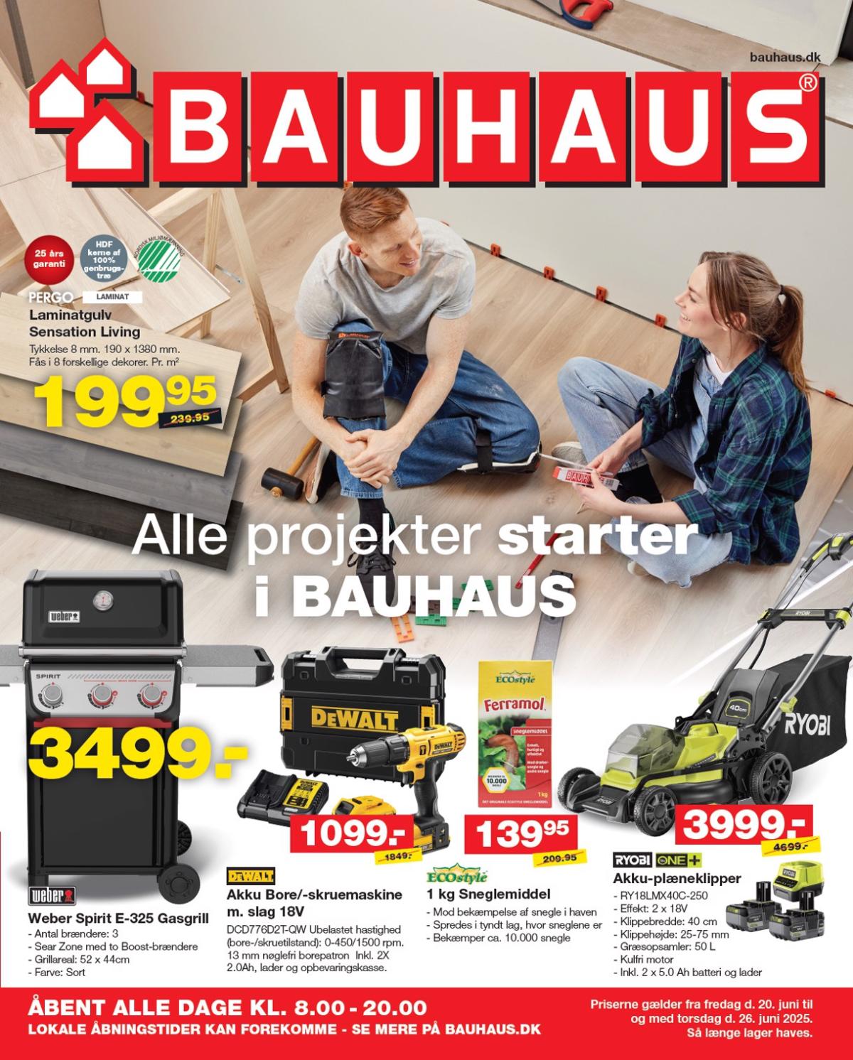 BAUHAUS tilbudsavis gyldig fra 20.06. til 26.06.