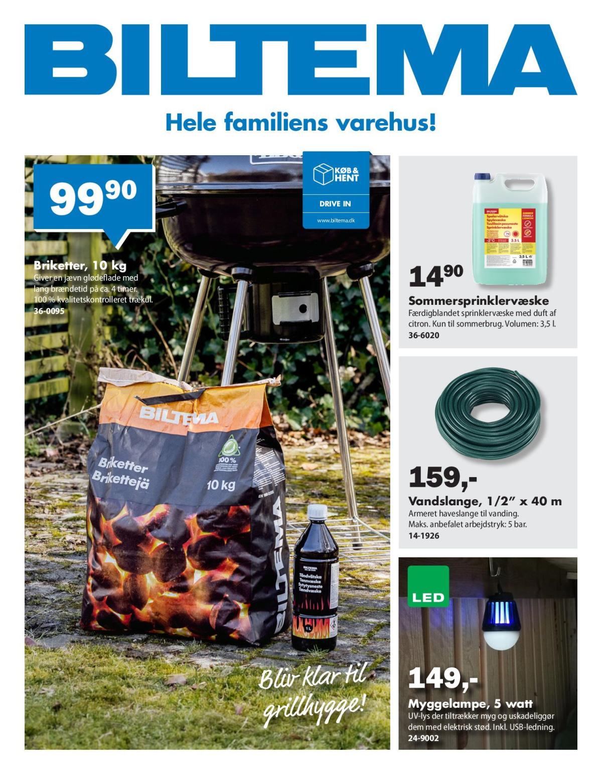 Biltema - Sommerfavoritter til skarpe priser tilbudsavis gyldig fra 27.05. - 09.06.