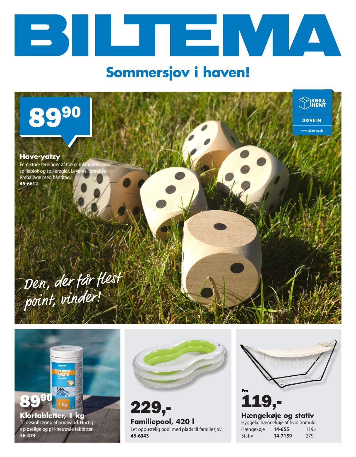 Biltema - Sommersjov i haven tilbudsavis gyldig fra 03.06. til 09.06.