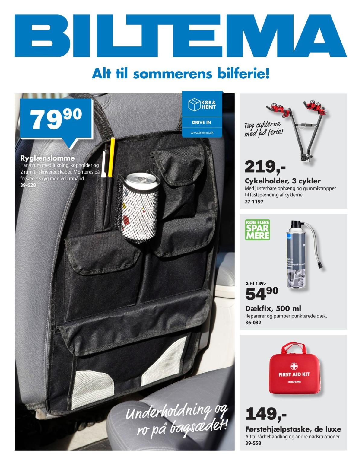 Biltema - Alt til sommerens bilferie tilbudsavis gyldig fra 09.06. til 22.06.