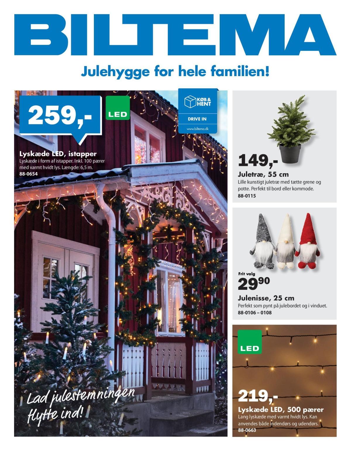 Biltema - Julehygge for hele familien tilbudsavis gyldig fra 14.10. til 27.10.