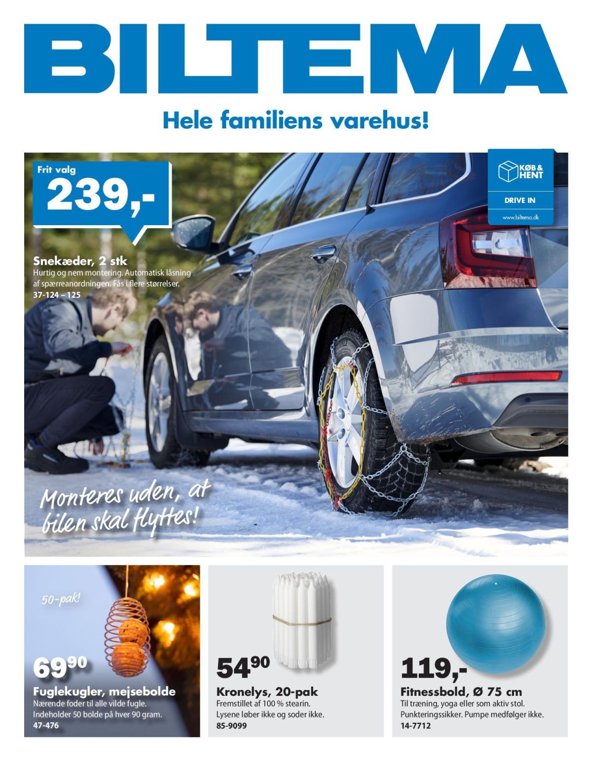 Biltema - Start året med faste lave priser tilbudsavis gyldig fra 01.01. til 31.01.