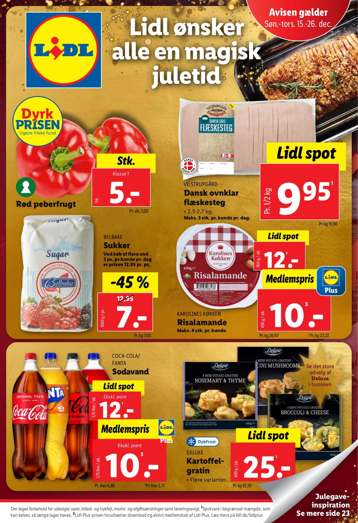 Lidl tilbudsavis gyldig fra 15.12. - 26.12.