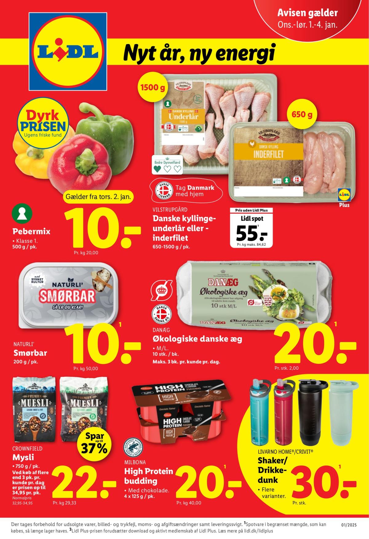 Lidl tilbudsavis gyldig fra 01.01. - 04.01.