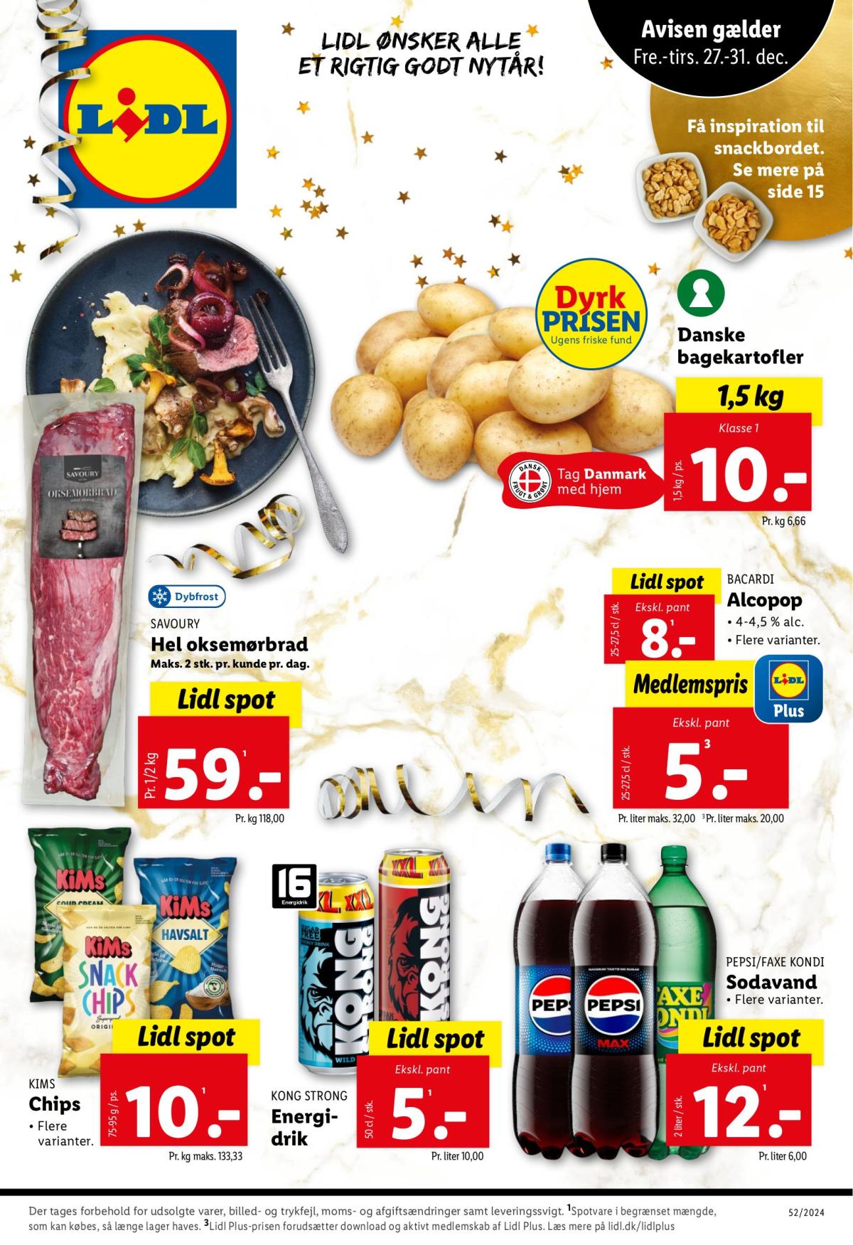 Lidl tilbudsavis gyldig fra 27.12. - 31.12.