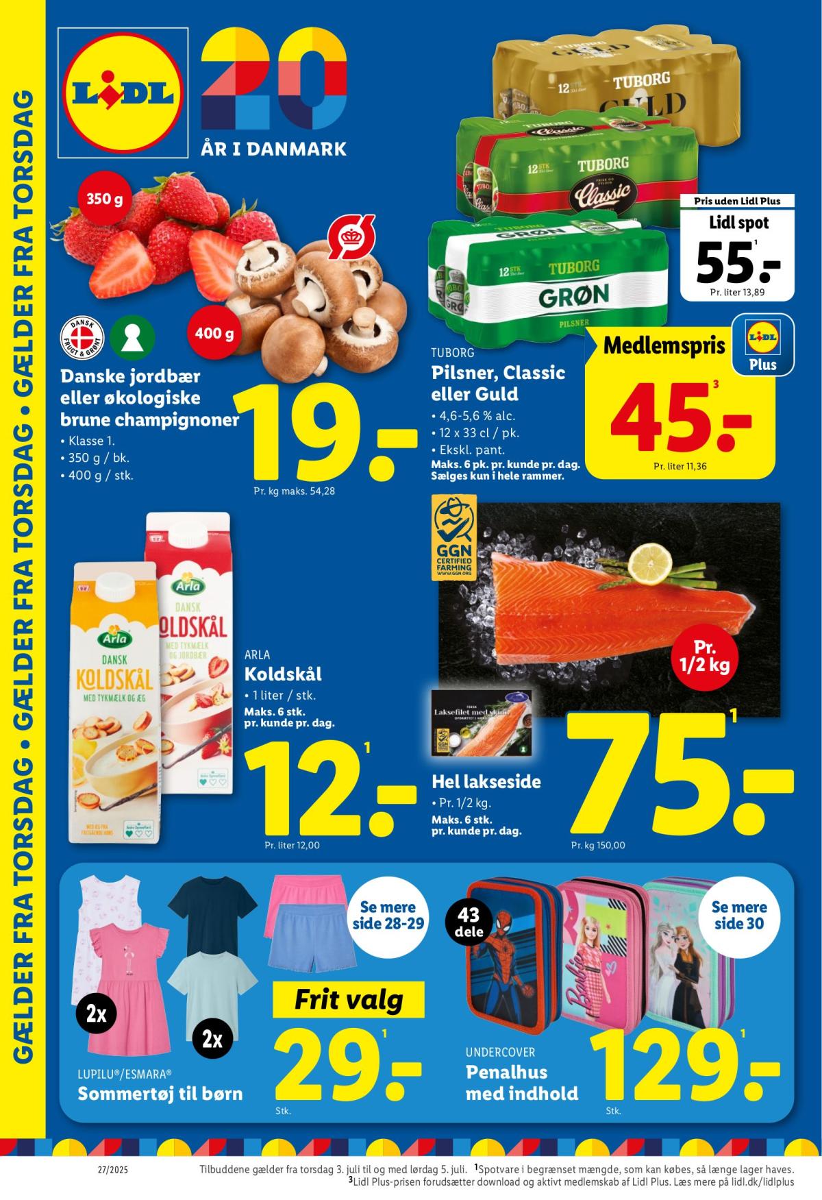 Lidl tilbudsavis gyldig fra 03.07. til 05.07.