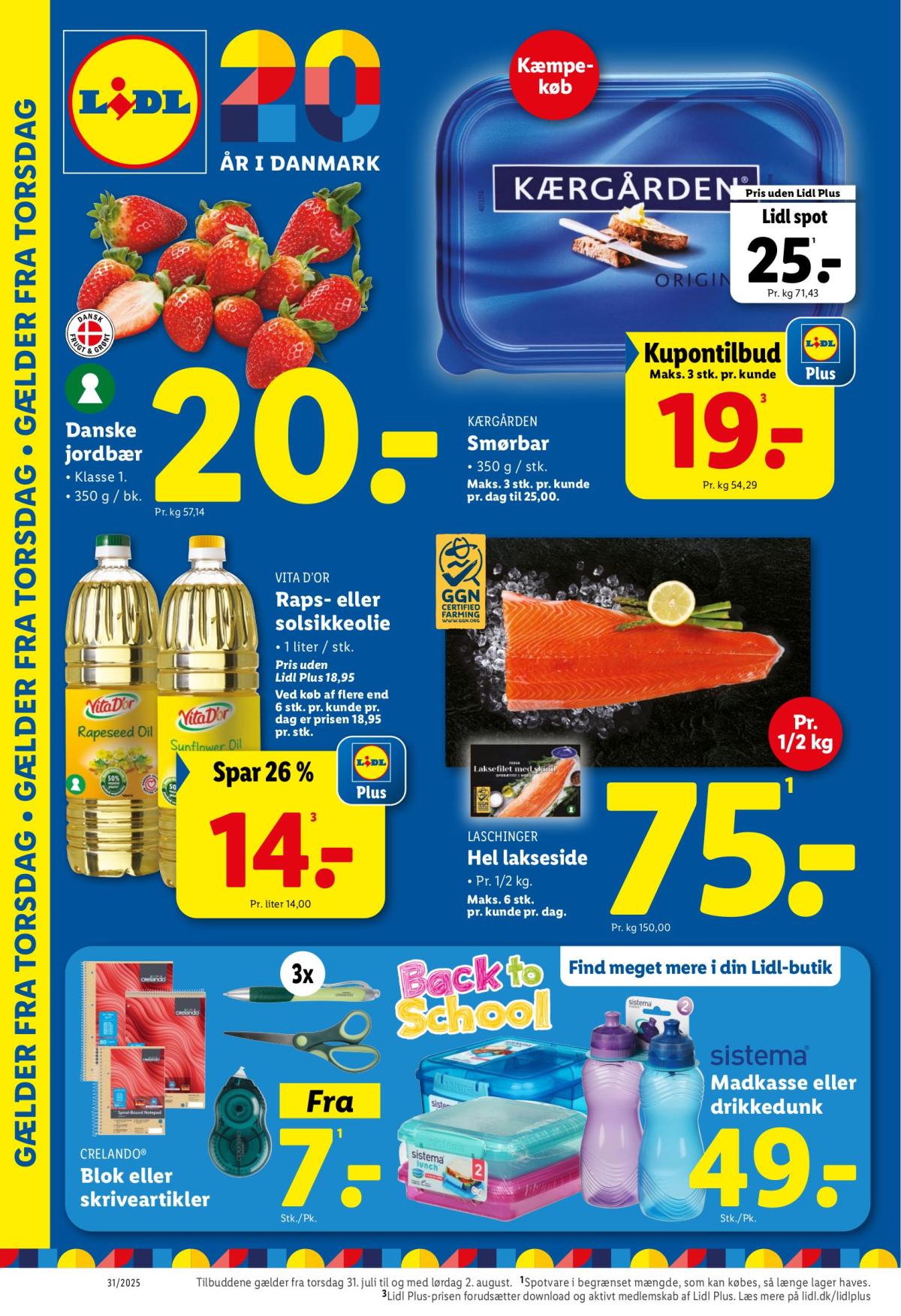 Lidl tilbudsavis gyldig fra 31.07. til 02.08.