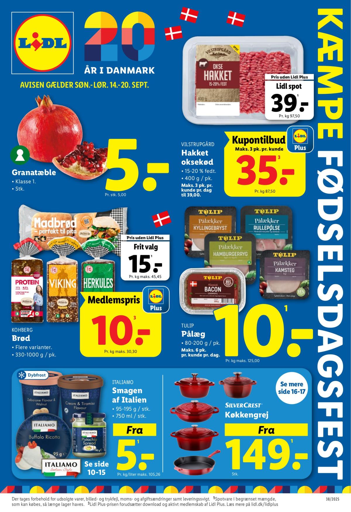 Lidl tilbudsavis gyldig fra 14.09. til 20.09.