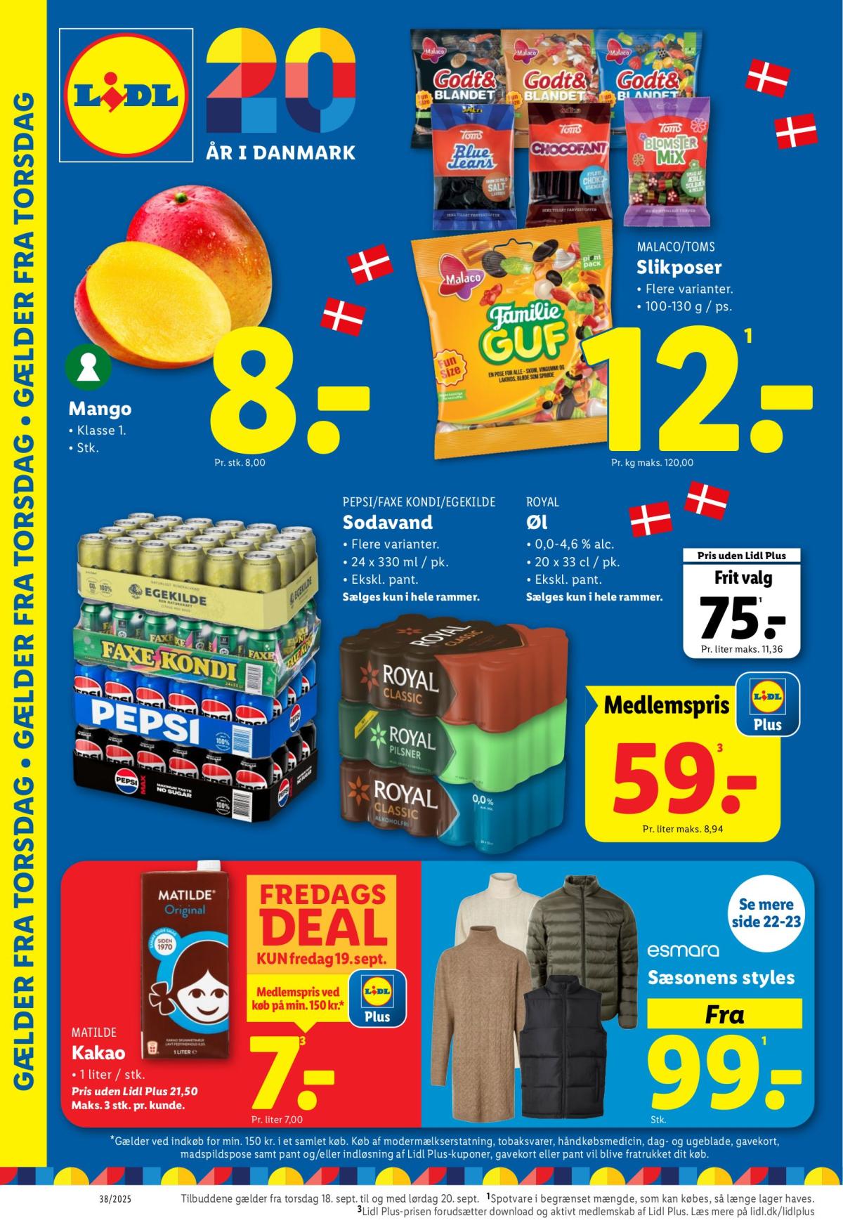 Lidl tilbudsavis gyldig fra 18.09. til 20.09.