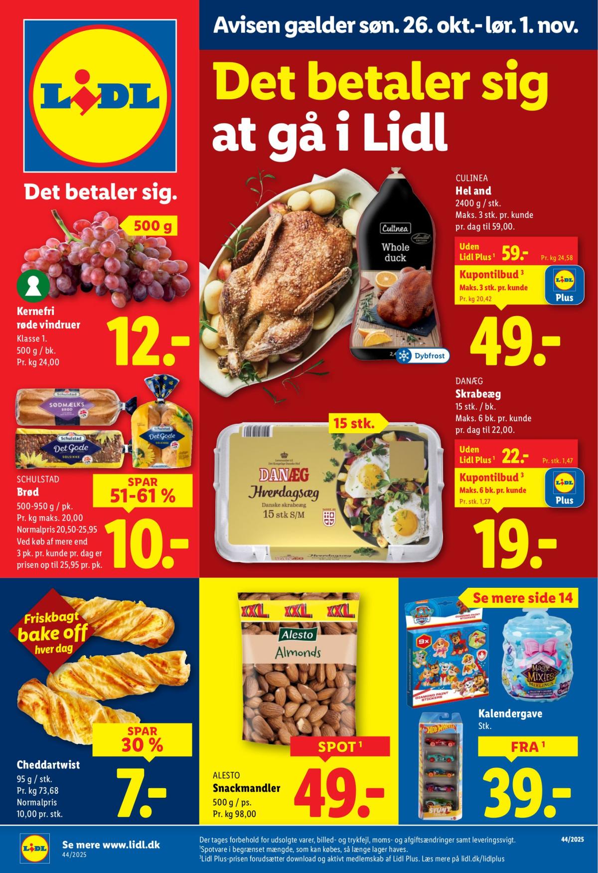Lidl tilbudsavis gyldig fra 26.10. til 01.11.