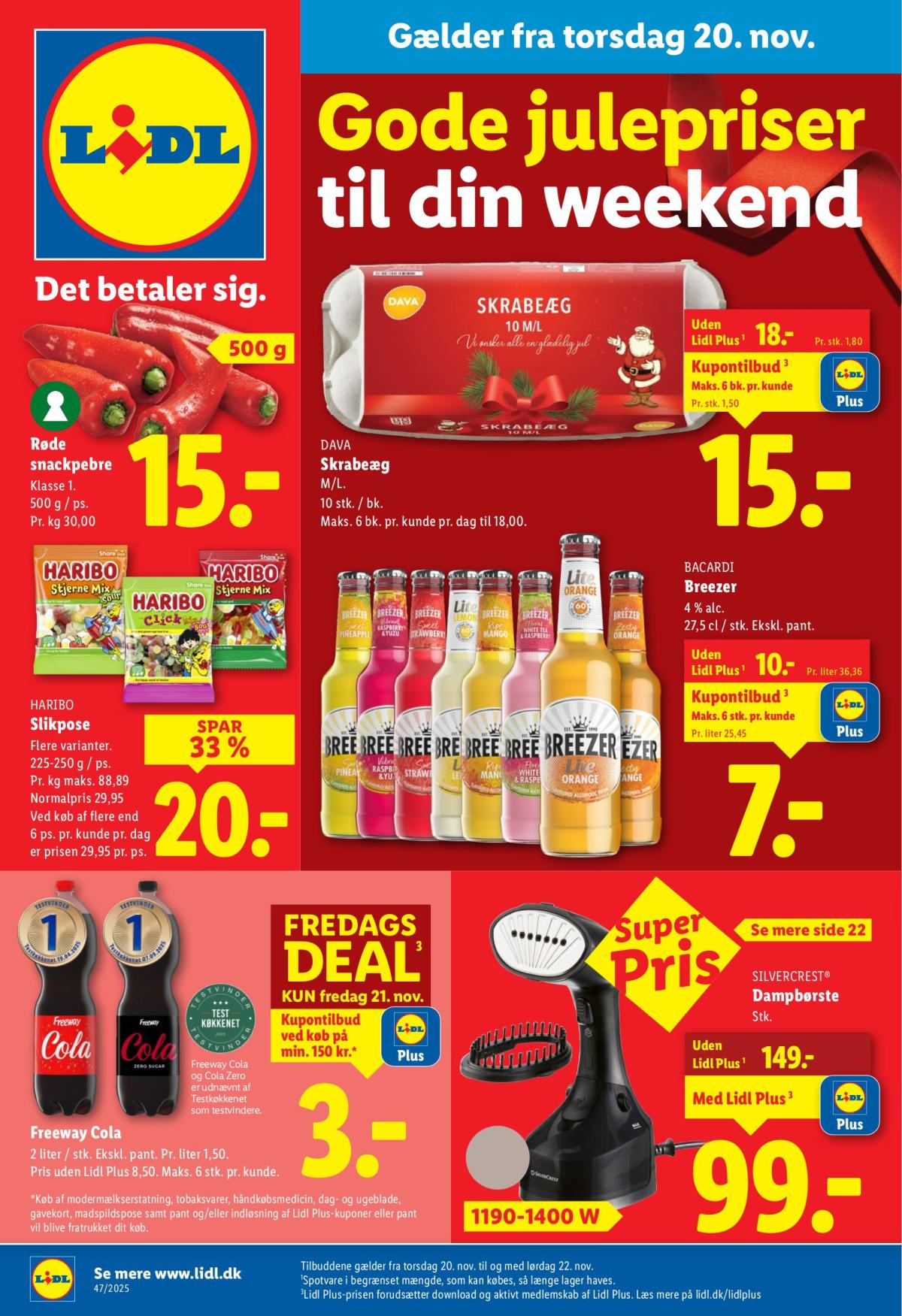 Lidl tilbudsavis gyldig fra 20.11. til 22.11.