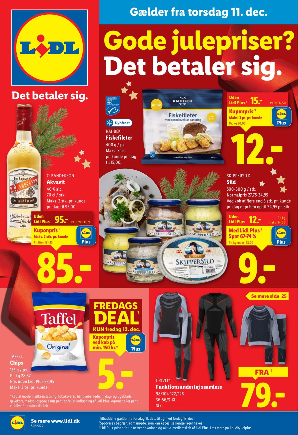 Lidl - Weekendtilbud tilbudsavis gyldig fra 11.12. til 13.12.