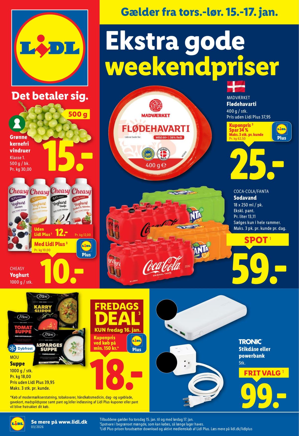 Lidl - Weekendtilbud tilbudsavis gyldig fra 15.01. til 17.01.