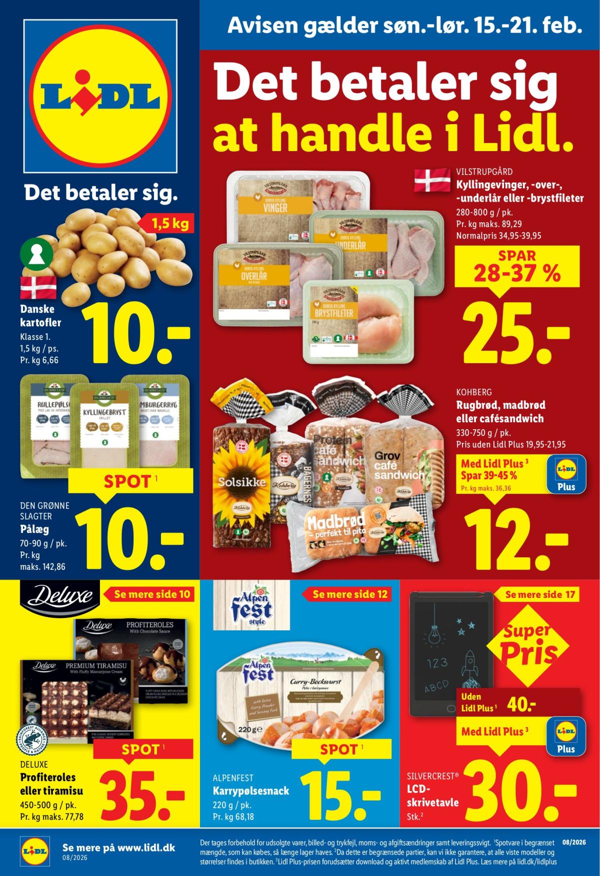 Lidl tilbudsavis gyldig fra 15.02.2026 til 21.02.2026