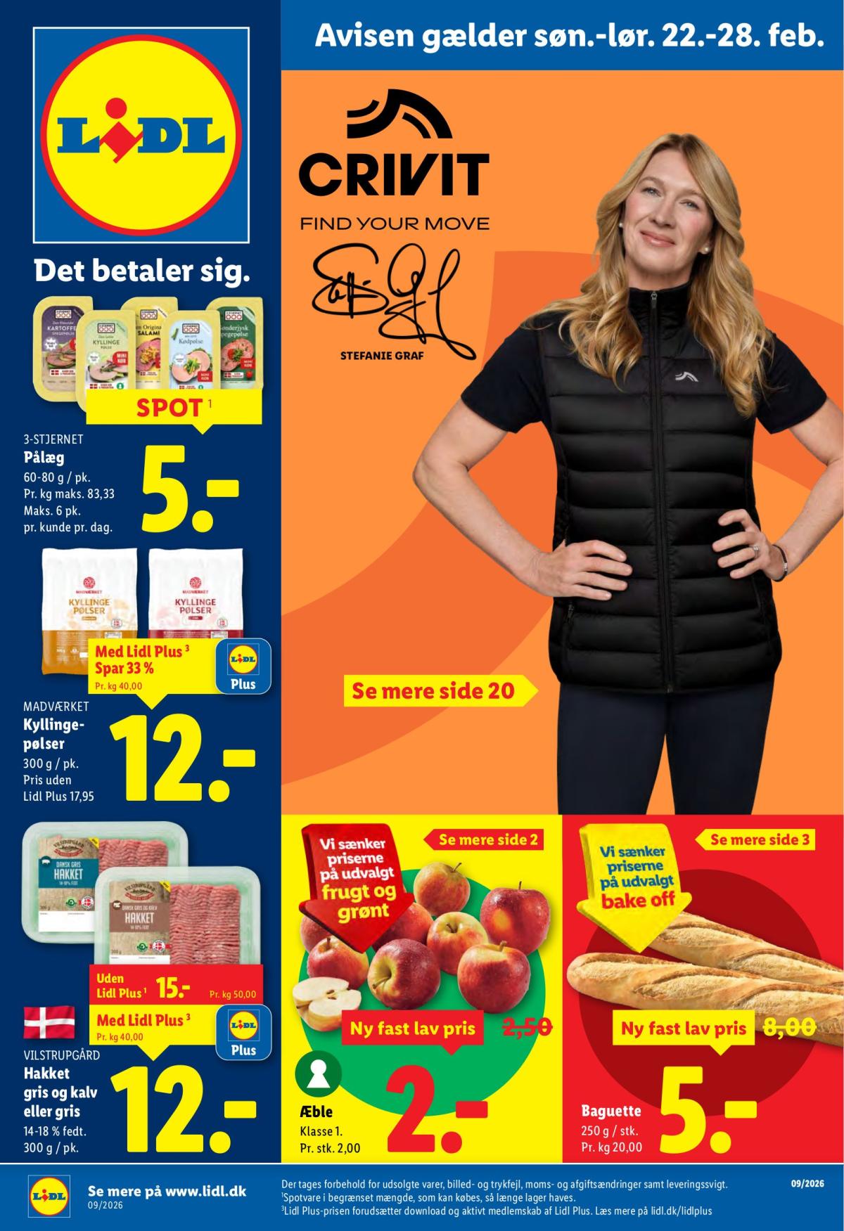 Lidl tilbudsavis gyldig fra 22.02.2026 til 28.02.2026