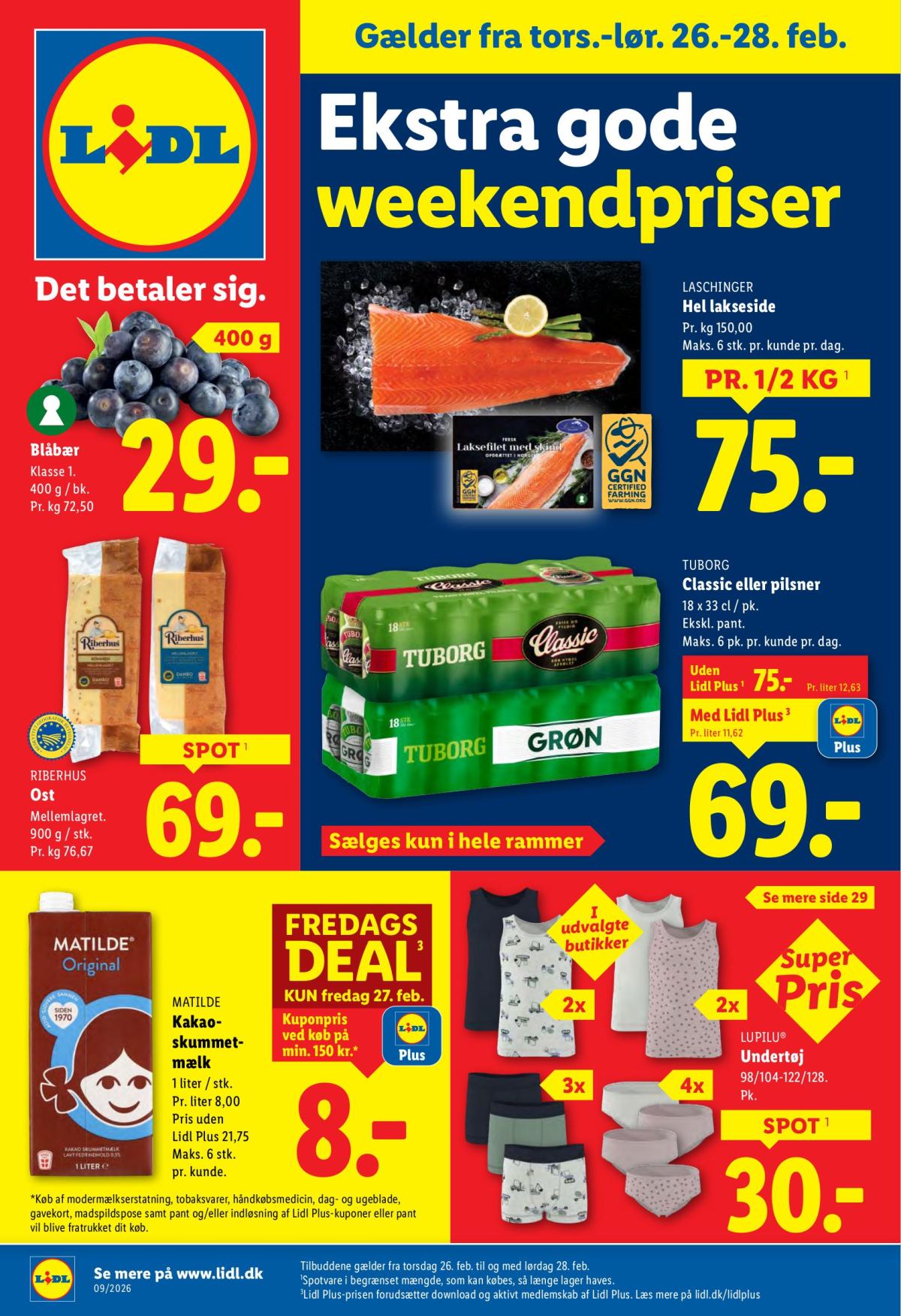 Lidl - Weekendtilbud tilbudsavis gyldig fra 26.02.2026 til 28.02.2026
