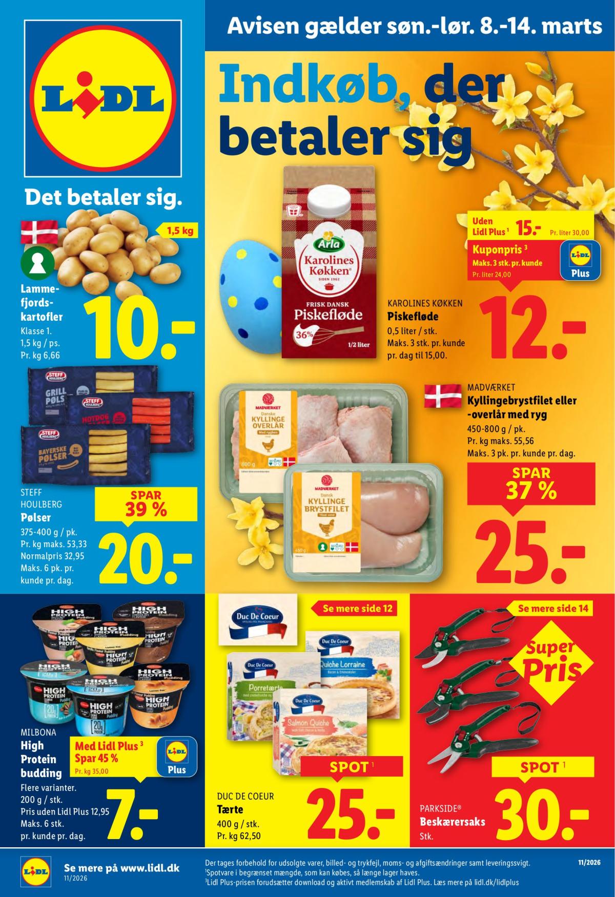 Lidl tilbudsavis gyldig fra 08.03.2026 til 14.03.2026