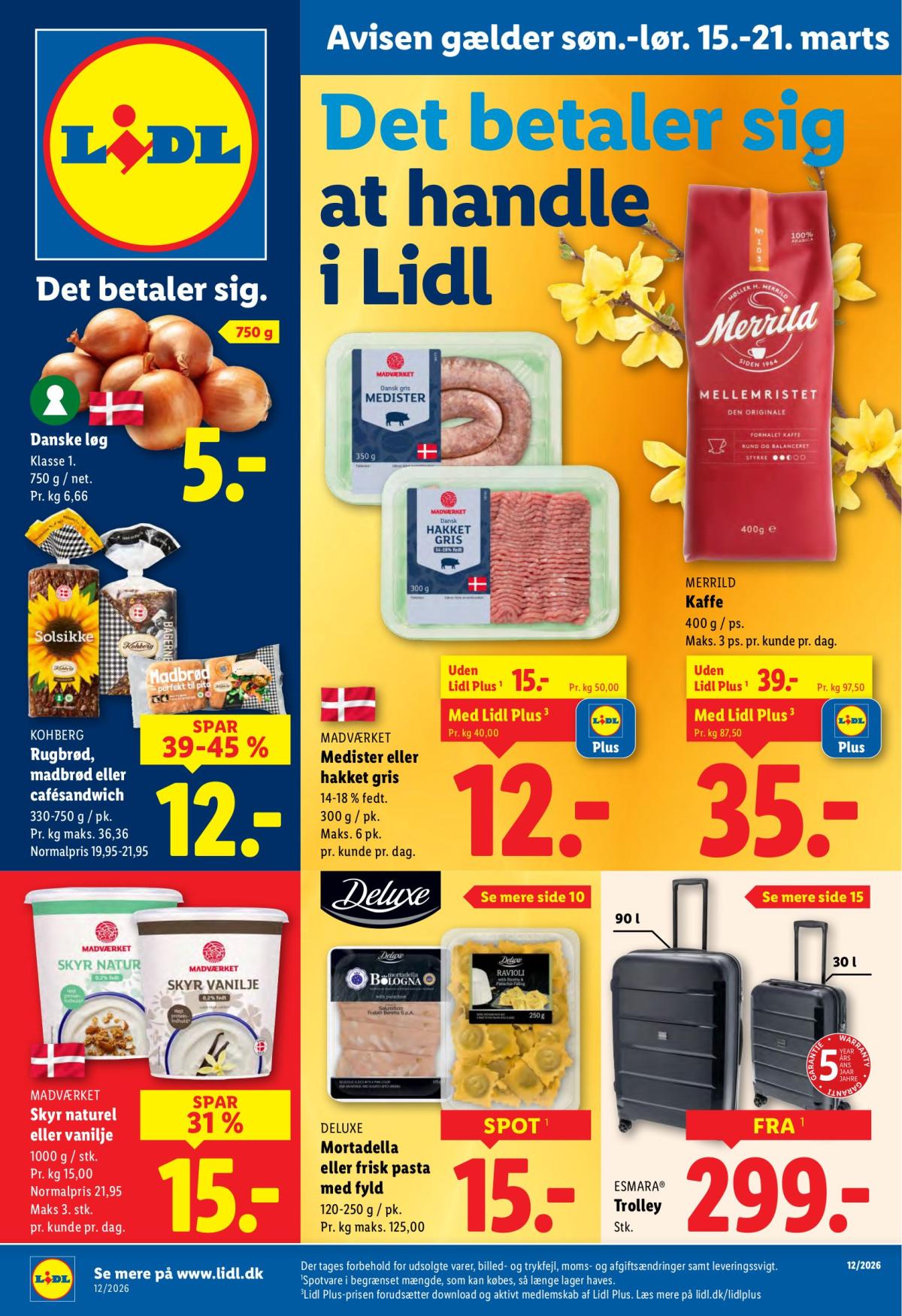 Lidl tilbudsavis gyldig fra 15.03.2026 til 21.03.2026