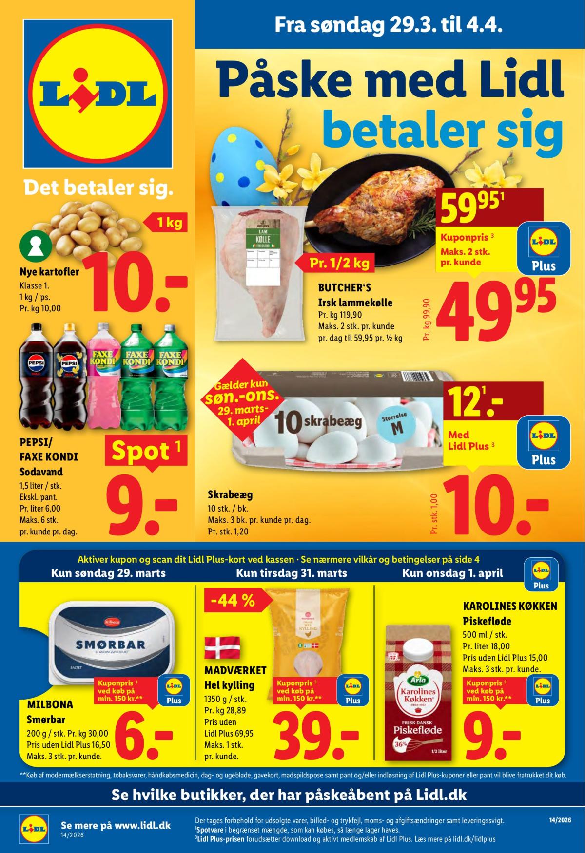 Lidl tilbudsavis gyldig fra 29.03.2026 til 04.04.2026