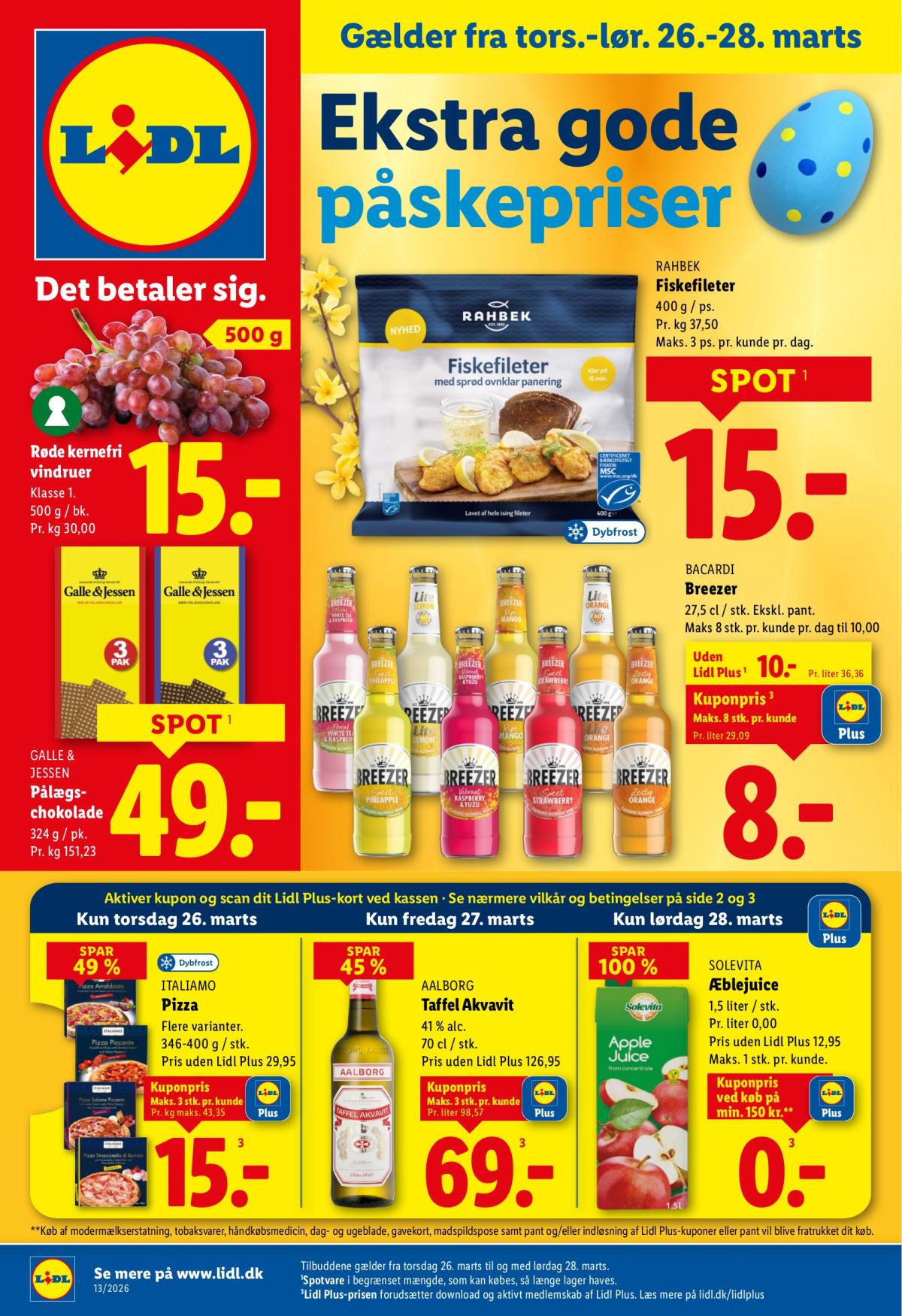Lidl - Weekendtilbud tilbudsavis gyldig fra 26.03.2026 til 28.03.2026