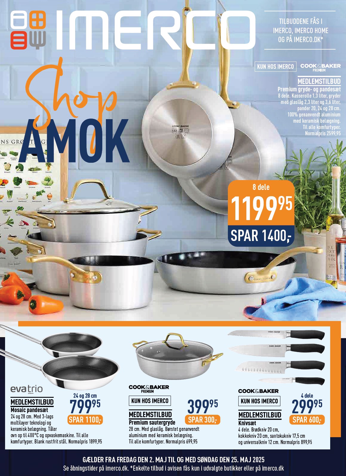 Imerco - Shop Amok tilbudsavis gyldig fra 02.05. - 25.05.