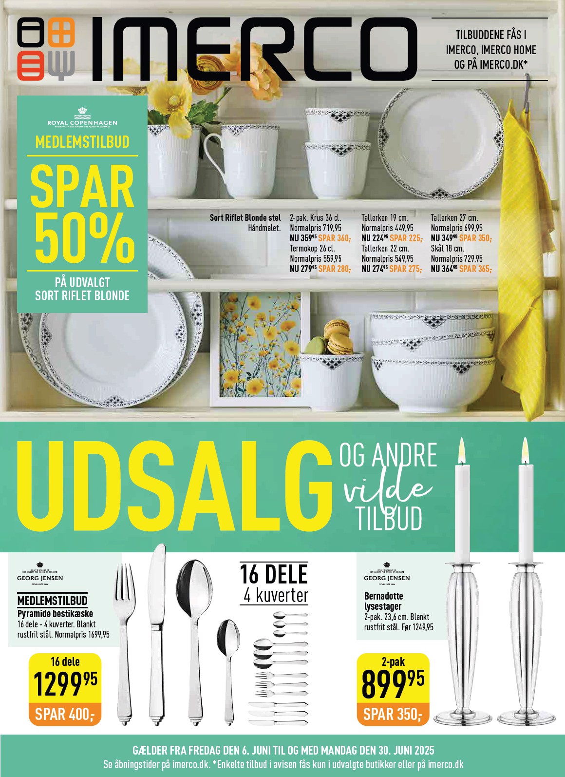 Imerco - Udsalg tilbudsavis gyldig fra 06.06. til 30.06.