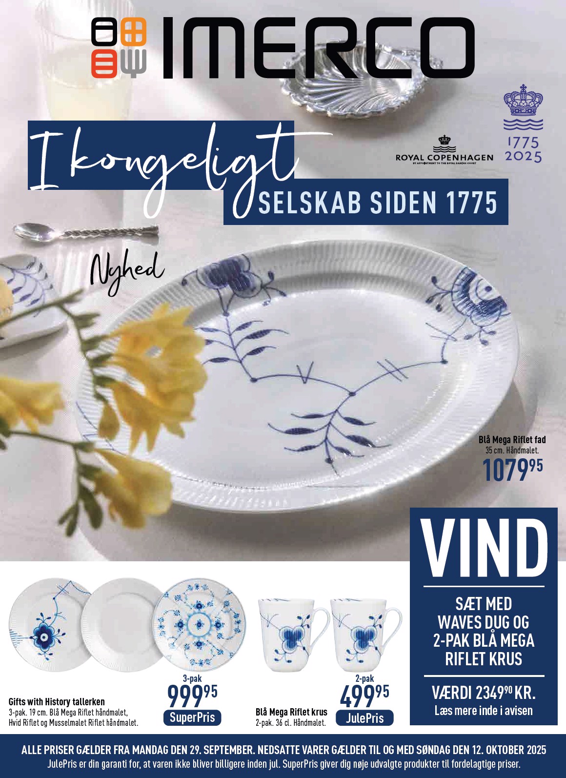 Imerco - Royal Copenhagen tilbudsavis gyldig fra 29.09. til 12.10.